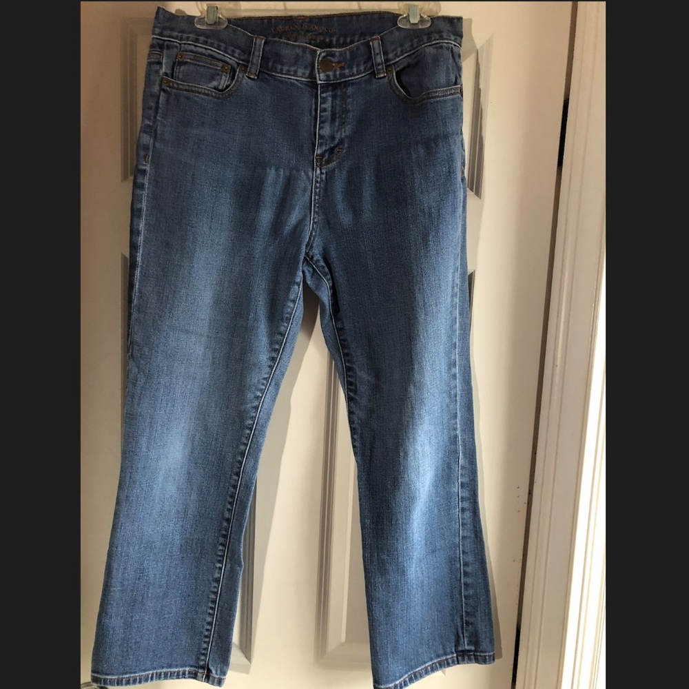 cute, light wash jeans by ralph lauren!